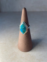 Load image into Gallery viewer, Hexagon Turquoise Ring
