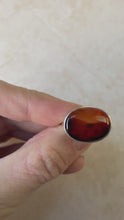 Load and play video in Gallery viewer, Sunset Agate Ring
